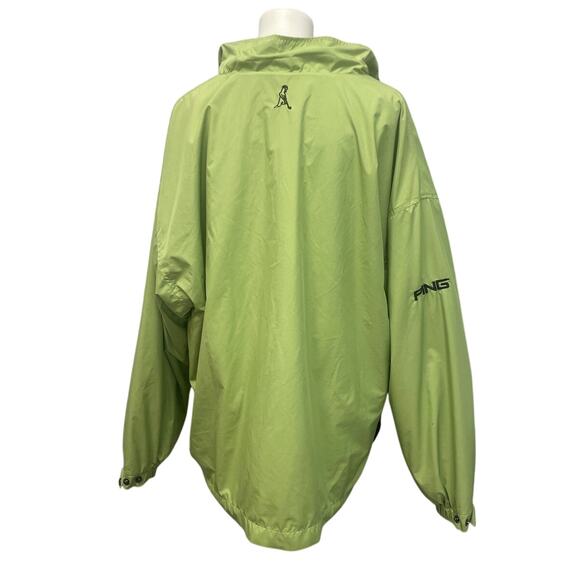 Ping Collection Mens XL Meridian Golf Club Quarter Zip Pullover Raincoat Jacket - Picture 4 of 5